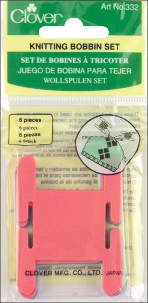 Clover Plastic Knitting Bobbins
