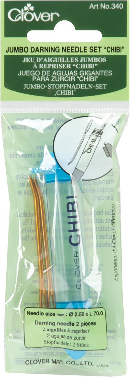 Clover Chibi Darning/Tapestry Needle Set Blue