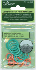 Clover Jumbo Stitch Marker Rings
