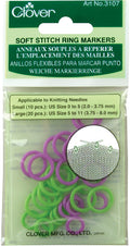 Clover Soft Stitch Marker Rings