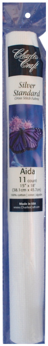Aida 11 ct. White 15" x 18"