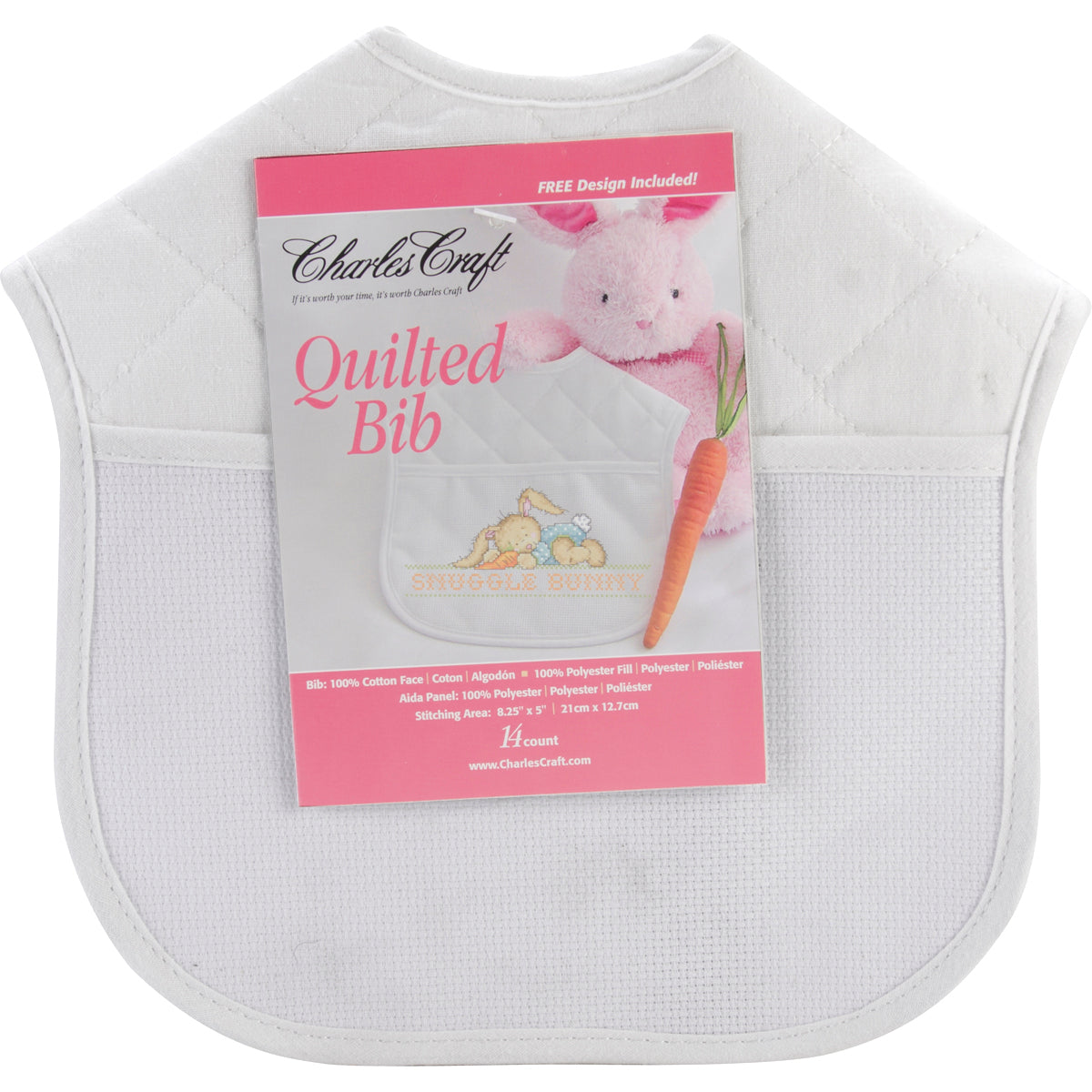 Quilted Cross Stitch Bib