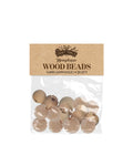 Wood Macrame Beads 14mm