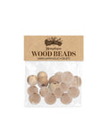Wood Macrame Beads 16mm