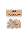 Wood Macrame Beads 18mm