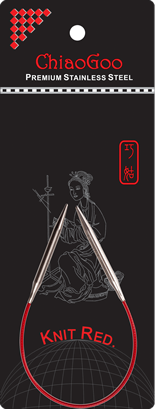 ChiaoGoo 9" Red Circular Needle