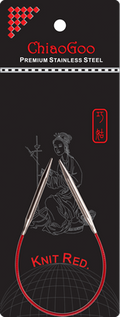 ChiaoGoo 9" Red Circular Needle