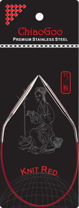 ChiaoGoo 12" Red Circular Needle