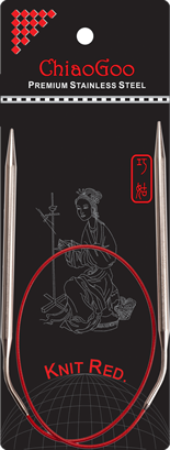 ChiaoGoo 24" Red Circular Needle