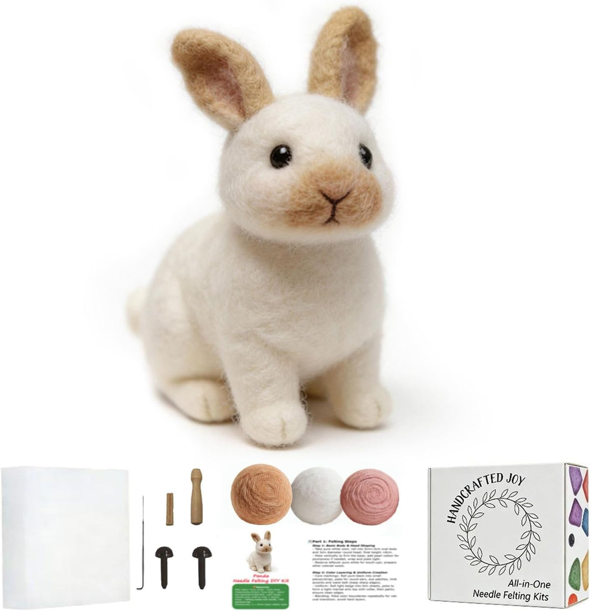 Rabbit Needle Felting Kit
