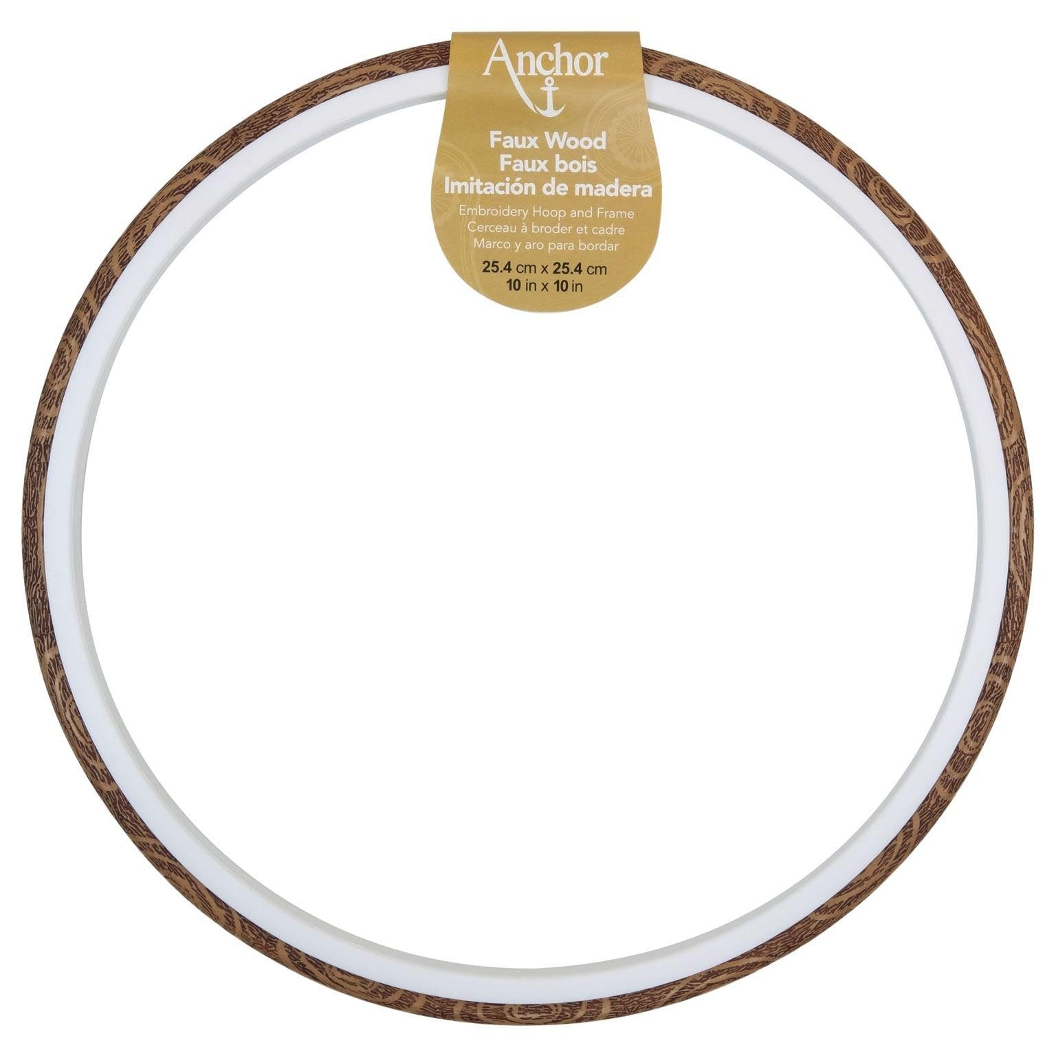 Faux Wood Embroidery Hoop