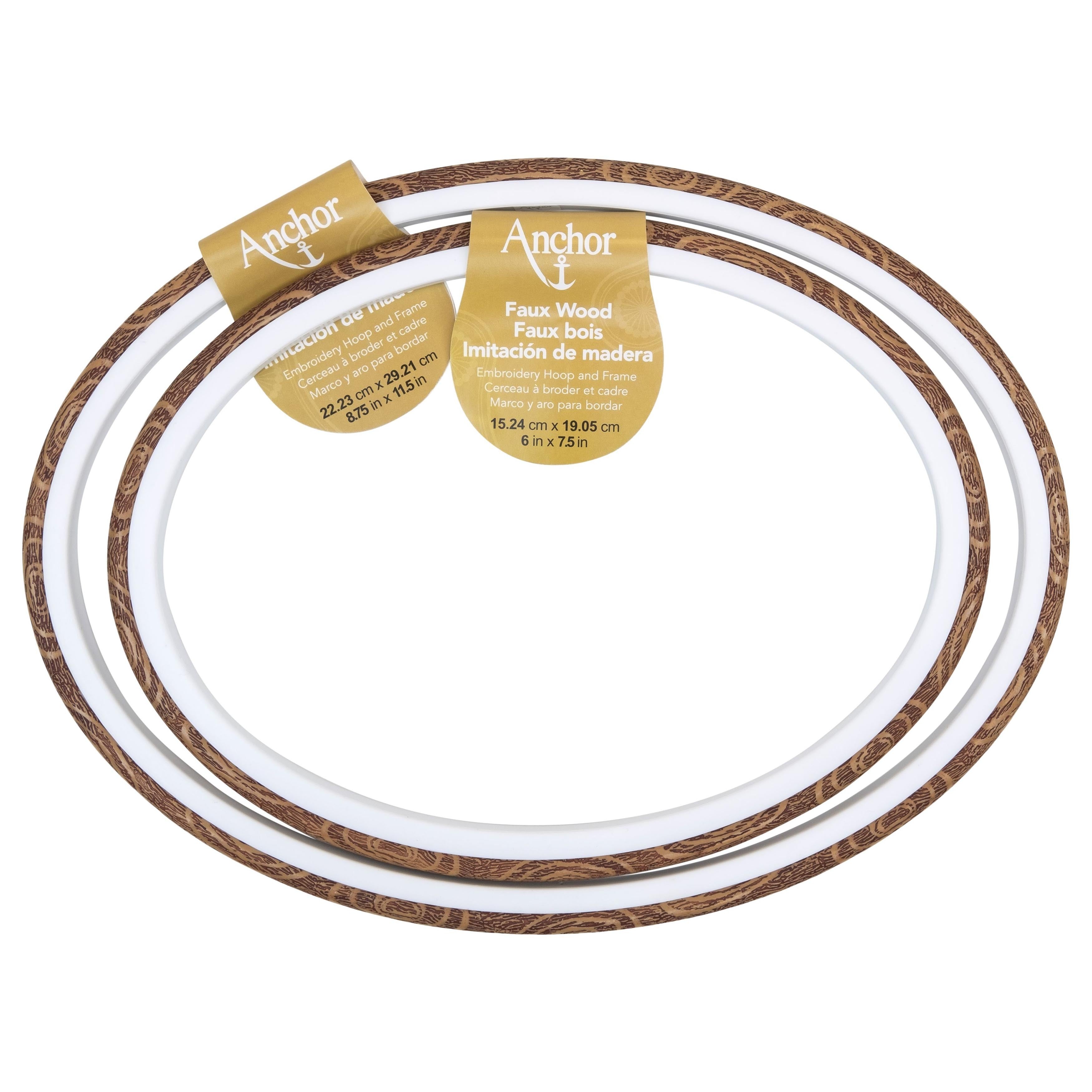 Faux Wood Embroidery Hoop
