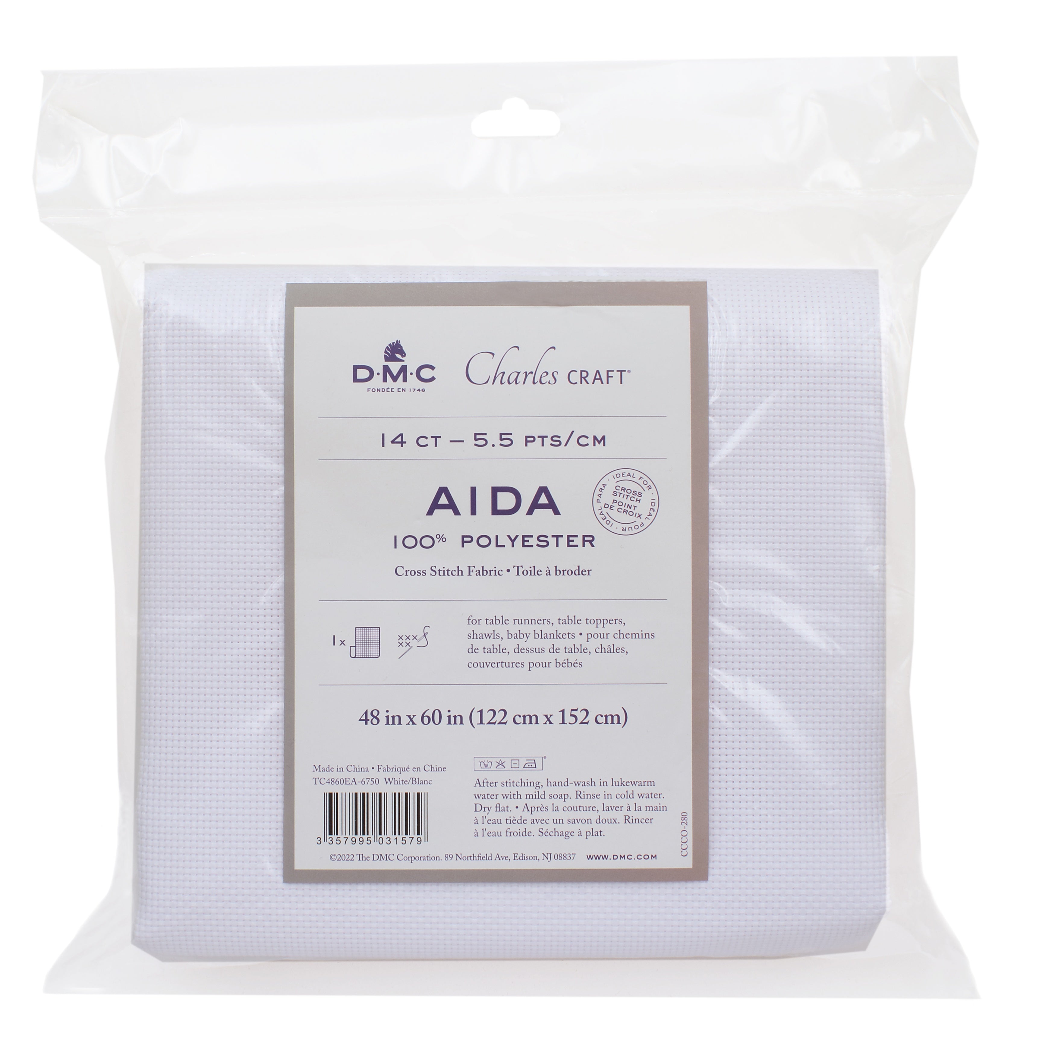 Aida 14 ct. 48" x 60"
