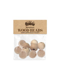 Wood Macrame Beads 20mm