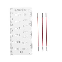 ChiaoGoo Twist Red Knitting Cables