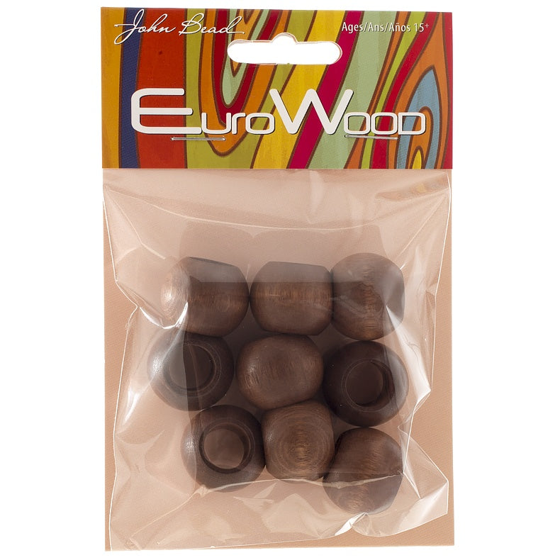 Euro Wood Beads Lg.