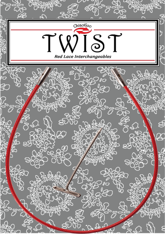 ChiaoGoo Twist Red Knitting Cables