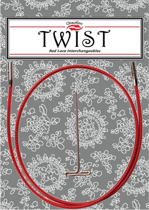 ChiaoGoo Twist Red Knitting Cables