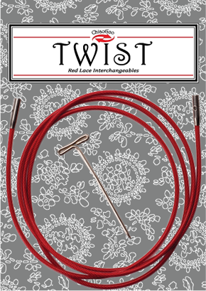 ChiaoGoo Twist Red Knitting Cables