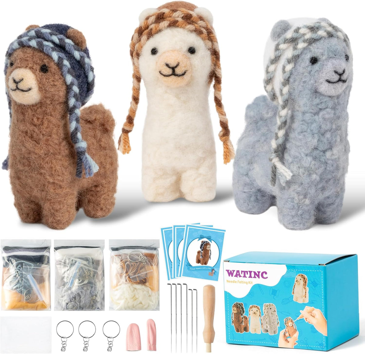Alpaca Needle Felting Kit