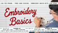 Embroidery BASICS Class 10/2