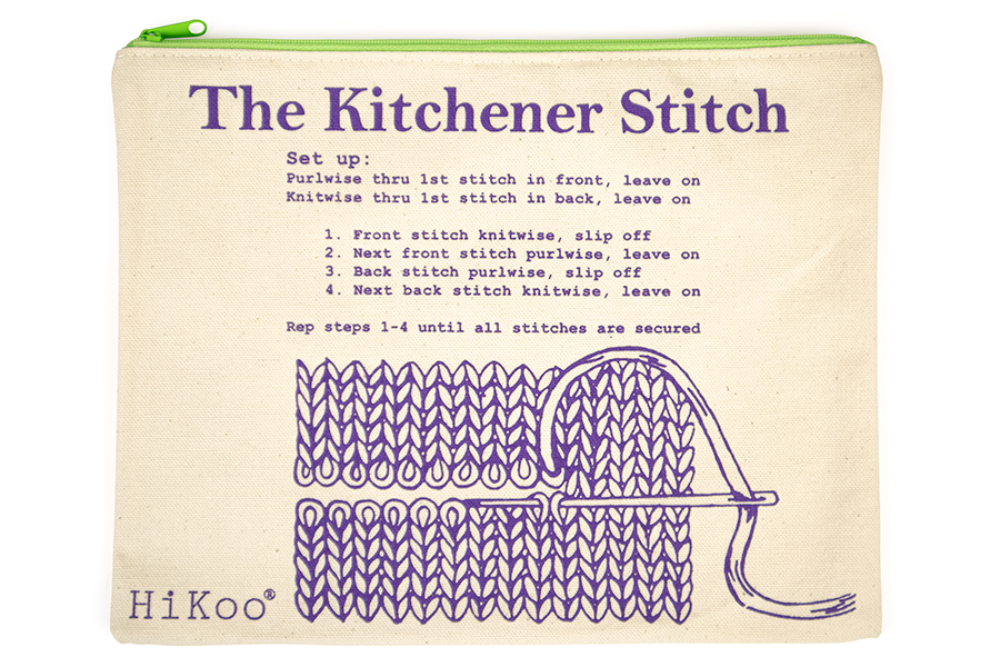 Kitchener Stitch Pouch