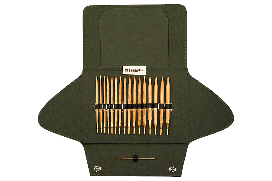 Addi Click Set Olive Wood