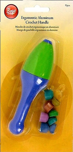 Ergonomic Aluminum Crochet Handle