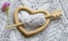 Wooden Shawl Pin