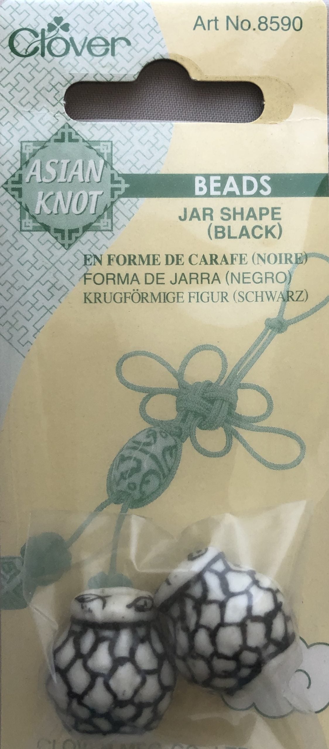 Clover Asian Knot Beads