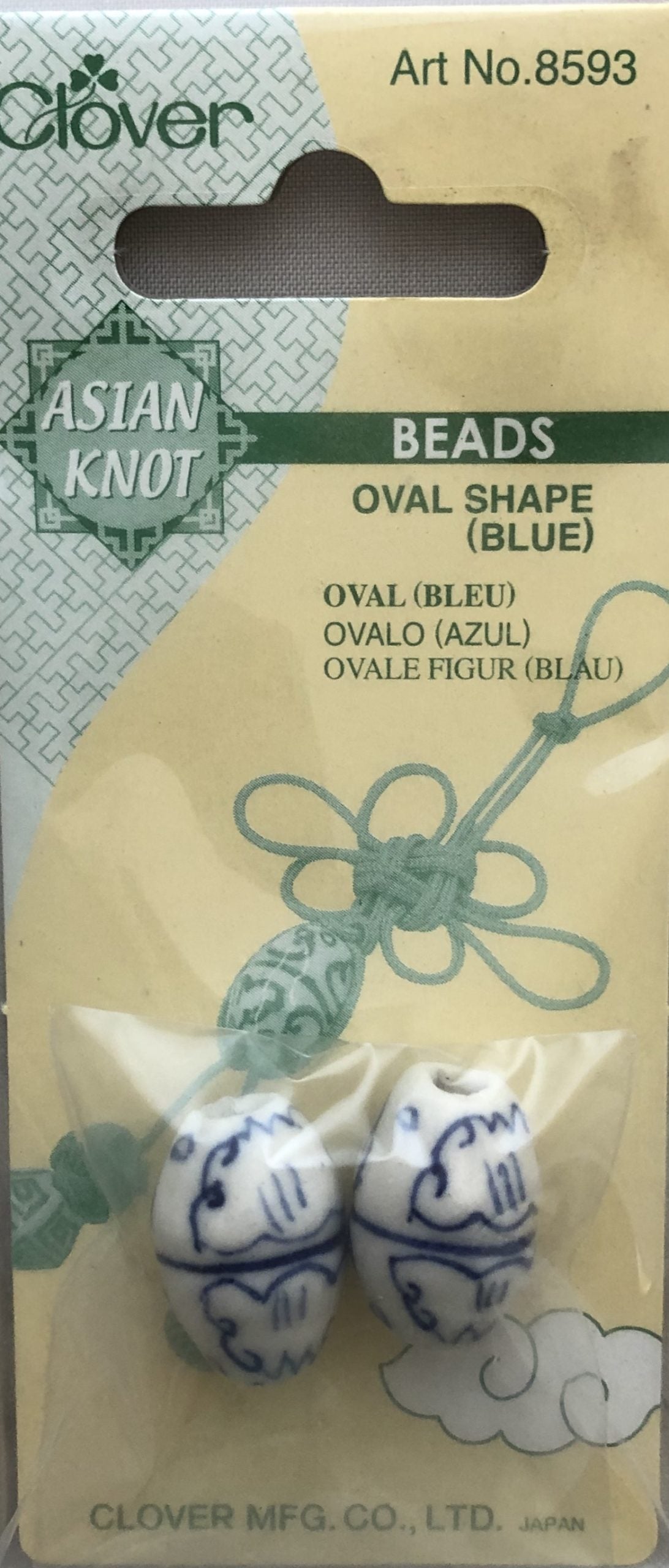 Clover Asian Knot Beads