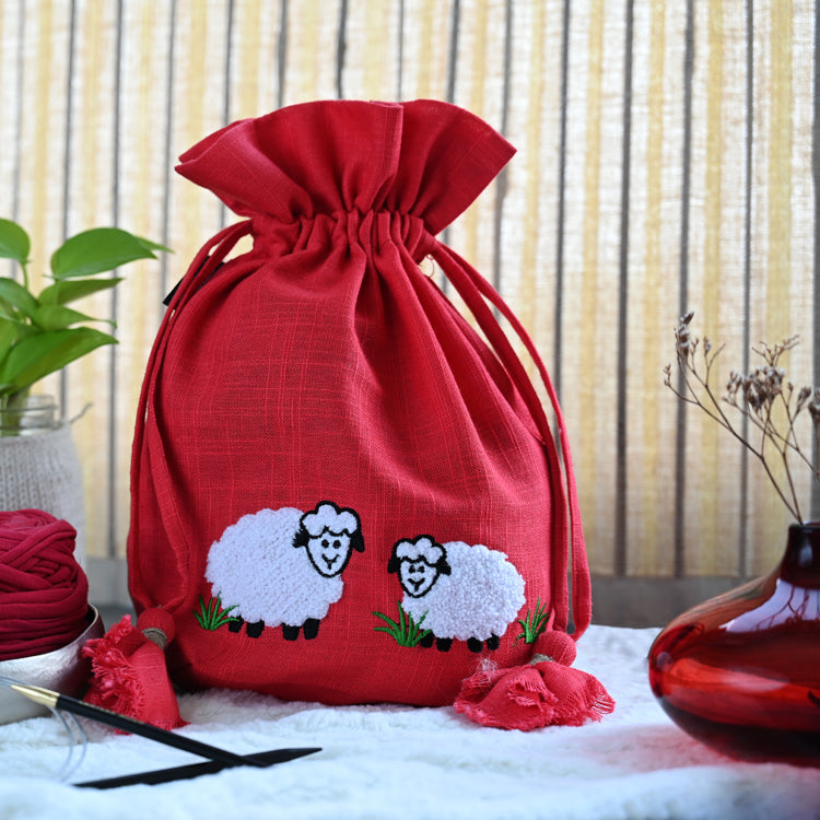 Lantern Moon Meadow Sheep Bag